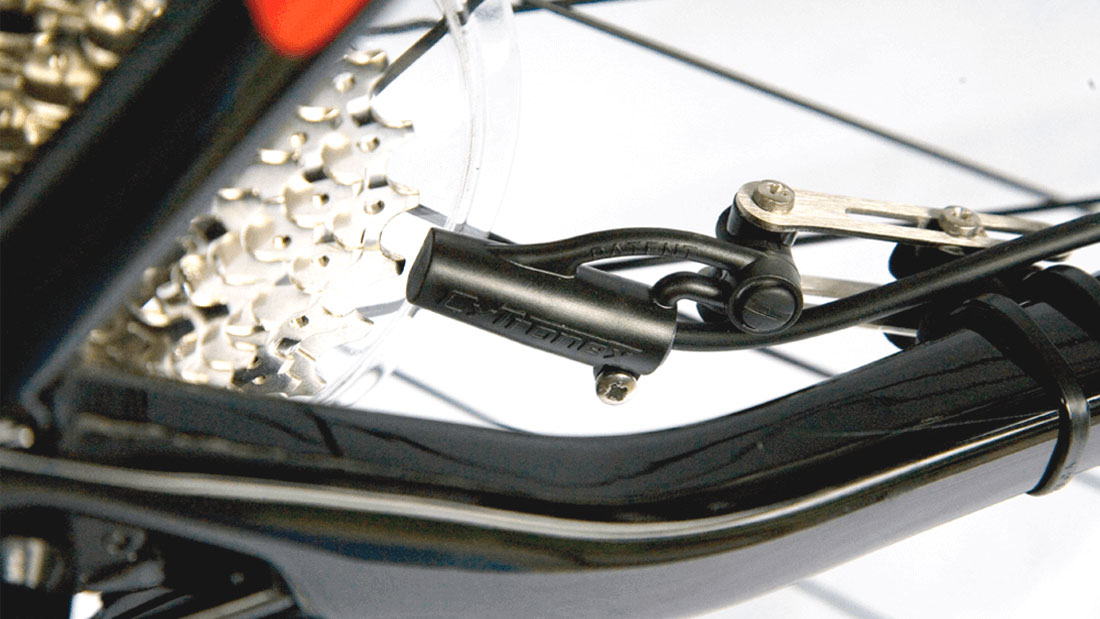Patented Cytronex electric bike sensor fits to any bike without bicycle tools and is the only sensor needed