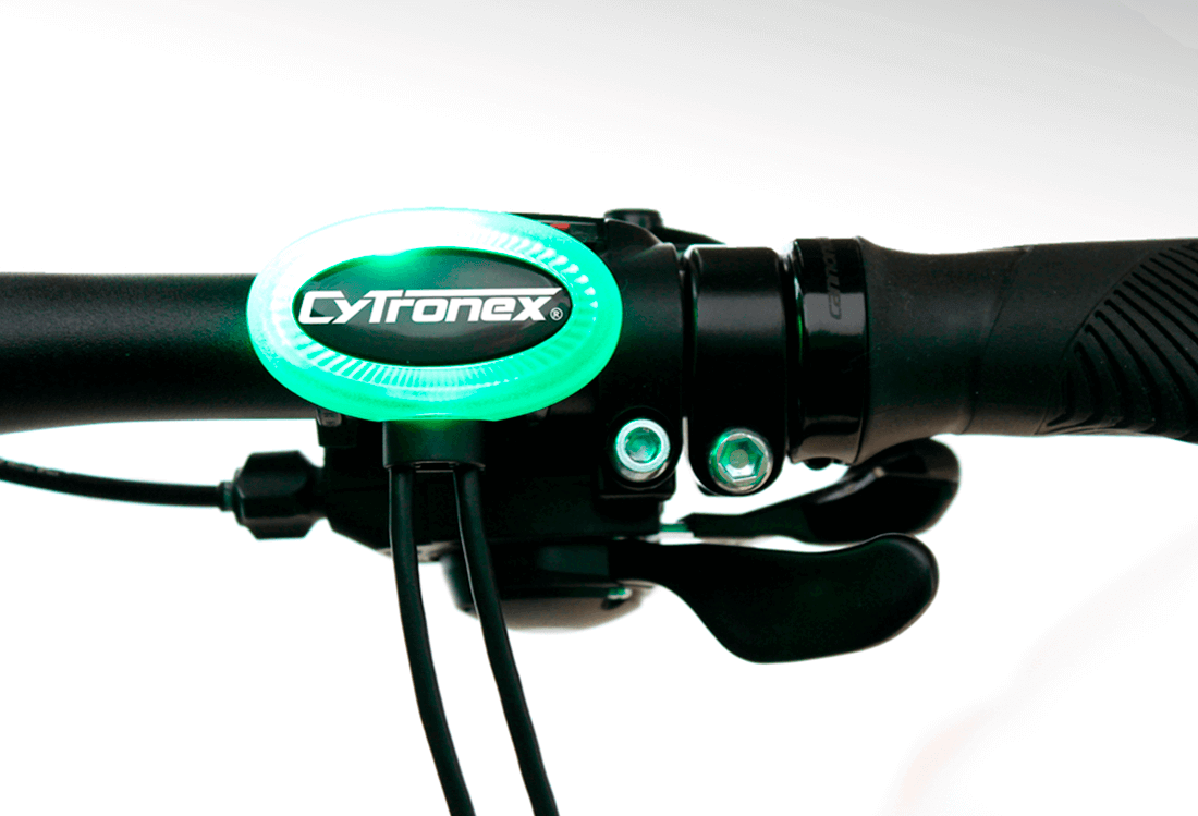 Cytronex C1 electric bike Boost Button - one button control lets you concentrate on the road, easy to press even in thick gloves