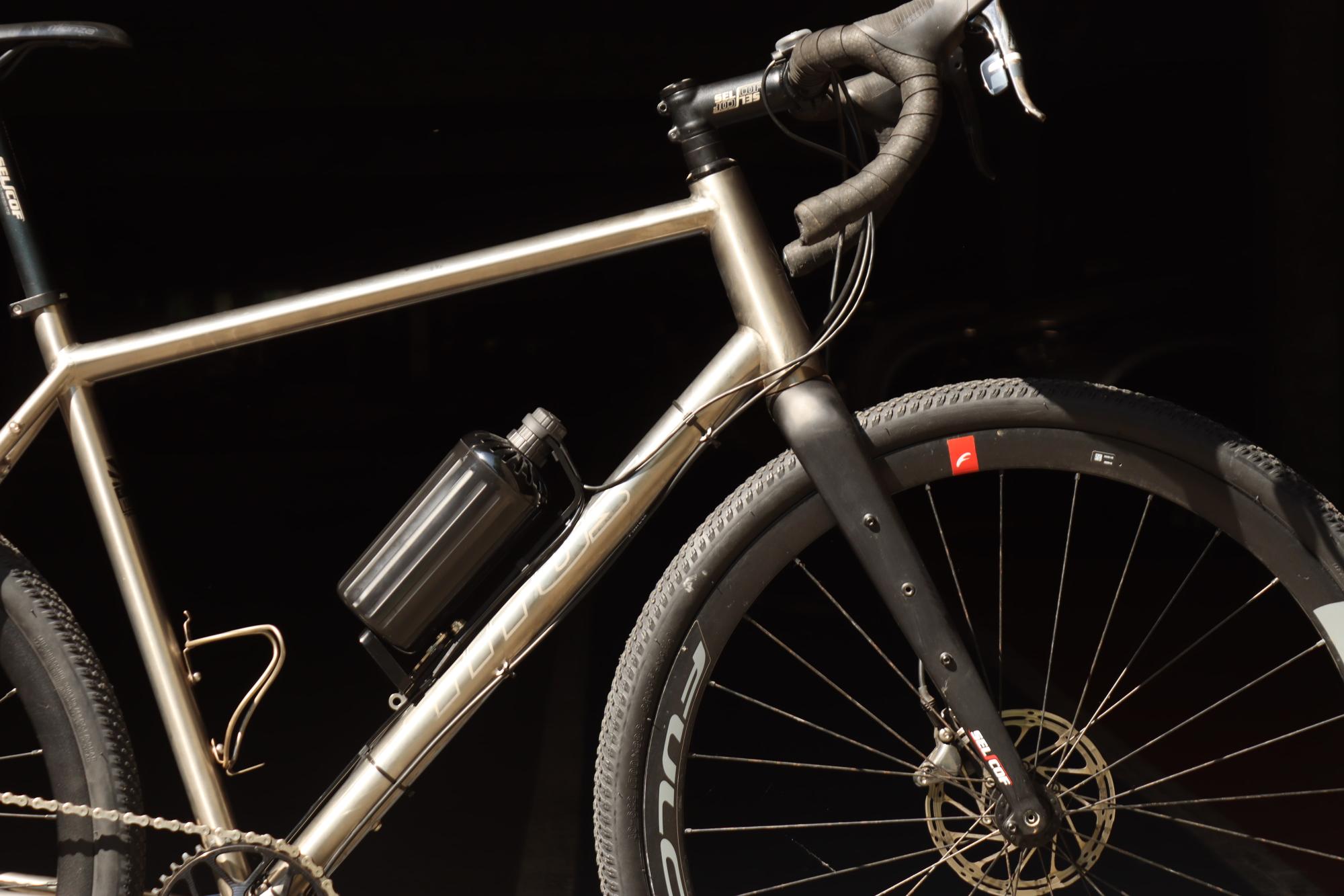 Titus titanium gravel bike - electrified!