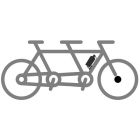 Cytronex E-BIKE conversion Kit - US Tandem Black Rim Brake 700C 36H Wheel - NO BOTTLE