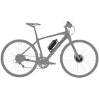 Cytronex Electric Bicycle Conversion Kit - EU for Silver Rim Brake Bike 700C 32H Wheel - NO BOTTLE