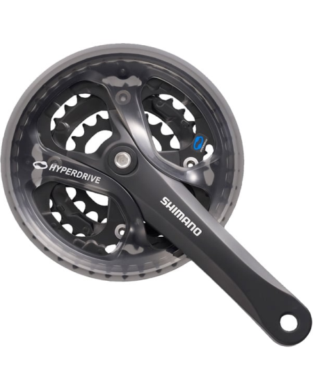 SHIMANO FC-M361 chainset, square taper - 42 / 32 / 22T - 175 mm black 