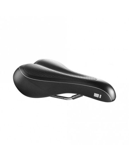 Madison G200 Men's Saddle, Dual-Density Gel, Black