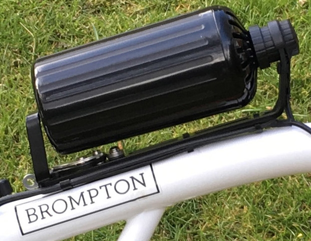Cytronex Bottle Holder shown fitted using water bottle mounts
