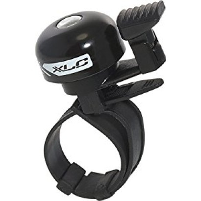 Black Alloy Mini-Bell With Rubber Strap