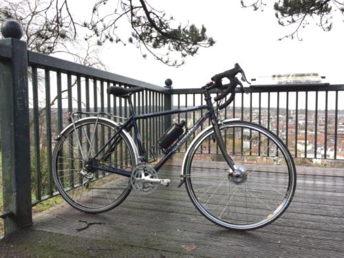 Customer's converted Robert's Audax bicycle fitted with our C1 Pedal assist ebike kit!
