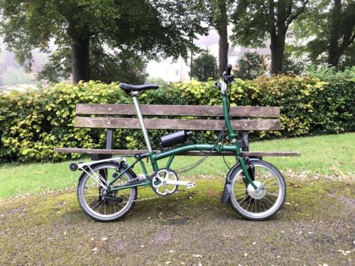 British Racing Green Cytronex Brompton leaving us today. This colour really looks great!